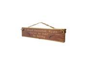 Cowboy Signs Wood Wall Hanging Stand Corrected Western Movie Rust 8241