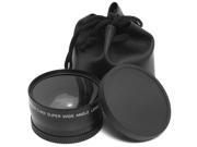 Xcsource® 58mmx0.45 Wide Angle Plus Macro Conversion Lens for Canon 10 58mm Macro Lens for Canon EF Cameras LF037