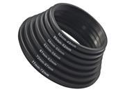 XCSOURCE® Meatl 77 72 67 62 58 55 52 49mm Step Down Rings Lens Adapter Filter Set DC69