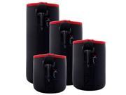 XCSOURCE® 4pcs Neoprene Lens Pouch Soft Protective for Canon Nikon Olympus S M L XL DC506