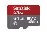SanDisk Ultra MicroSDHC 64GB Class 10 Micro SDXC up to 48MB s with Adapter SDHC