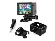 Xcsource® for Camera Gopro Hero 3 3 Accessories Border Frame Shell Mount Housing Bacpac LCD Screen OS181