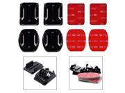XCSOURCE® Kit 4pcs Helmet Accessories Flat Curved Adhesive Sticky Mount For GoPro Hero 1 2 3 3 4 OS33