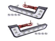 XCSOURCE® 2x Car Daytime Running DRL Bright Driving Day Light Head Lamp 8 LED white MA145