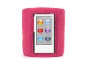Pink SportCuff Wristband case for iPod nano 7th gen. Absorbent wristband for iPod nano 7th gen.