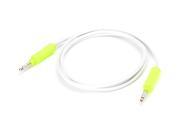 Neon Green AUX Cable green Stereo audio cables in fiery fluorescent colors