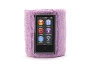 Purple SportCuff Wristband case for iPod nano 7th gen. Absorbent wristband for iPod nano 7th gen.