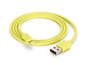 Yellow 3 USB to Lightning Connector Cable Charger Charge sync your iPhone 5 iPad Mini iPad 4th gen.