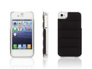 Black Clear Elan Form Flight Case for iPhone 4 4s Cushioned hard shell case for iPhone 44s