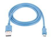 3 ft Micro USB Charge Sync Cable Blue USB to micro USB charge cable