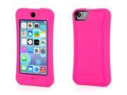 Hot Pink Survivor Slim Protective Silicone Case for iPod touch 5th 6th gen.. Mil Spec Rugged Case Slimmed Down for the Street