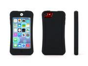 Black Survivor Slim Protective Case for iPod touch 5th 6th gen. Mil Spec Rugged Case Slimmed Down for the Street