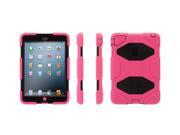 Griffin Survivor for iPad mini Rugged Hybrid Silicone and Polycarbonate Case with stand Weather Resistant Pink Black