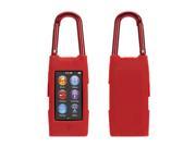 Red Courier Clip Carrying Case for iPod nano 7th gen. Case with detachable carabiner