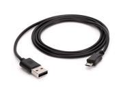 3 ft Micro USB Charge Sync Cable Black USB to micro USB charge cable