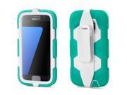 Samsung Galaxy S7 Case, Survivor All-Terrain Rugged Case, Chromium Green/White,Mil-spec tested, real-world proven protection