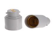 B22 to E27 Base LED Halogen CFL Light Lamp Bulb Holder Adapter Converter Socket