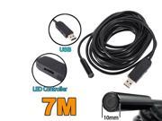 7M 4 Led USB Borescope Endoscope Home Waterproof Inspection Snake Tube Camera