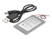Battery 1800 mAh 3.7v USB Charger Cable For Sony PS3 Slim Remote wireless Controller New