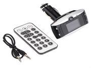 Bluetooth V2.0 1.5 LCD Car Kit MP3 Player FM Transmitter SD MMC USB Remote control 12V~24V black
