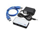 3.0 External HUB 4 Ports USB Adater for PC Notebook HDD MP3 Mouse Super Speed
