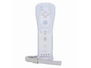 Built in Motion Plus Nintendo Wii Remote Game Controller Case Strap white