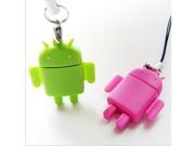 2x Mini Android Robot mini USB 2.0 TF Micro SD Card Reader for Mobile Phone Camera