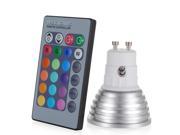 3W GU10 Remote Control RGB LED Bulb Light 16 Color Chage lamp 85~240V New