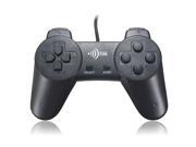 Wired USB 2.0 GamePad Game Pad Shock Joypad Joystick Controller for Window PC Computer Laptop New Black
