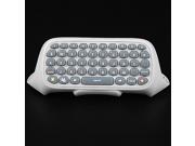 Wireless Text Messenger Keyboard Chatpad Keypad for Xbox 360 Controller White