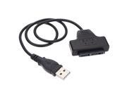 USB 2.0 to 1.8 7 9 16 Pin Micro SATA II HDD Hard Drive Adapter Cable Laptop