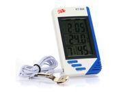 LCD Digital 2.8 Indoor Outdoor In Out Thermometer Hygrometer Humidity Meter