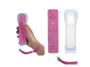 Wiimote Remote Control Controller for Nintendo Wii Game Pink Free Silicone