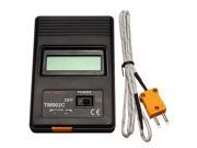 K Type Digital LCD Thermometer With Thermocouple Probe 50 750