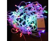 100 LED 10m Multicolour Multi Color String Decoration Light US Plug for Christmas Party Wedding 110v