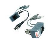 BNC Coax CAT5 CCTV Video Audio Power Balun Transceiver Cable