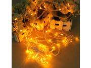 10m 100 LED String Decoration Light US Plug for Christmas Xmas Party Wedding 110v Yellow