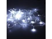 100 LED 10m String Decoration Light for Christmas Party Wedding 110v White