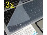 3 pcs Universal Silicone Soft Laptop Keyboard Cover Skin Protector for MacBook Sony HP