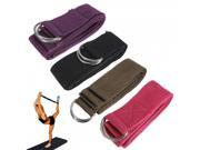 70 6FT Yoga Stretch Strap D Ring Belt Figure Waist Leg Fitness Exercise Gym