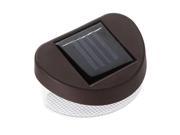 Outdoor Solar Powered LED Path Yard Wall Landscape Garden Fence Lamp