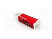 USB 2.0 All in1 Memory Card Reader for Micro SD SDHC MS TF T Flash M2 SD MMC 662R