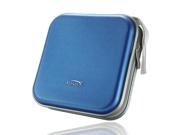 CD DVD Wallet Storage Organizer Bag Case Holder Album Box 40 Disc Blue