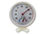 Mini Indoor Outdoor Wet Hygrometer Humidity Thermometer Temp Temperature Meter White
