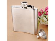 Whiskey Pocket 6oz Hip Flask Liquor Alcohol Wedding Party Drink Stainless