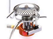 Outdoor Camping Steel Stove Gas powered Cookout Butane Burner Portable Picnic