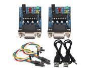 2 × RS232 To TTL Converter Module USB COM Serial Board MAX232CPE Transfer Chip for GPS Router Phone XBOX360