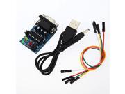 RS232 To TTL Converter Module COM Serial Board MAX232CPE Transfer Chip w Cables for Router Phone XBOX360 GPS