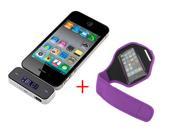 Sports Gym Running Jogging Armband Belt Case Cover Pouch For iPhone 5 3.5mm In car Wireless Fm Transmitter for iPhone 4S 5 iPod Touch Galaxy S2 S3 MP3