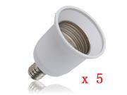 5X E12 to E27 Candelabra Base Bulb Lamp Light Screw Socket Adapter Converter Led